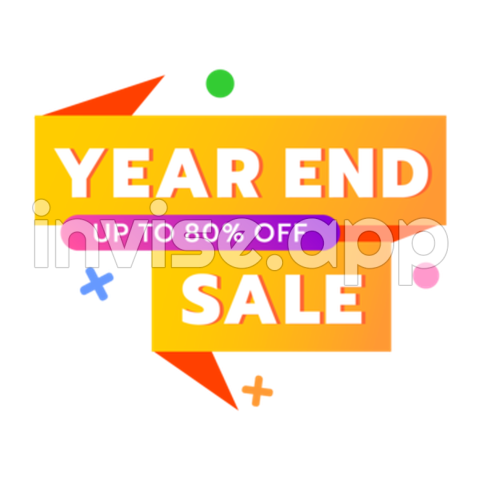 Year End Discount , Vector, Psd, And Clipart With Transparent - End Promotion Phv88