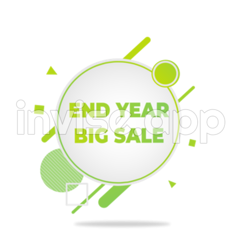 Year-End Offer - End Year Sale Banner Vector, End Year Sale, Sale Banner, Discount Offer