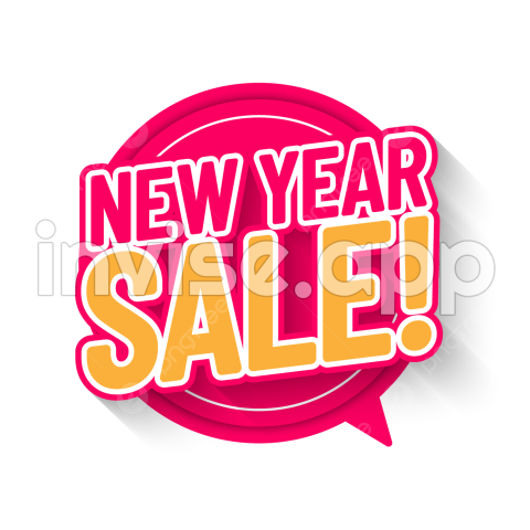 Year-End Offer - New Years Sale Vector Images, New Year Sale, New Year, Sale