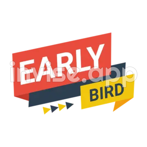 Early Bird Speed Style Label Vector, Early Bird Sale, Early Birds - Hamsphere Early Bird