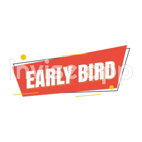 Early Bird Speed Style Vector, Early Bird Sale, Early Birds, Early Bird - Early Bird Special Clip Art