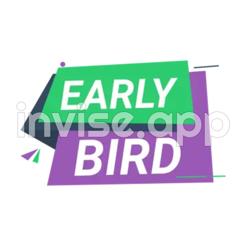 Early Bird Sale Labels Vector, Early Bird Sale, Early Birds, Early Bird - Surreal Happy Early Bird