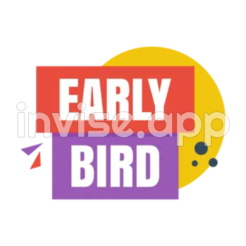 Early Bird Sale Labels Vector, Early Bird Sale, Early Birds, Early Bird - 50 Early Bird