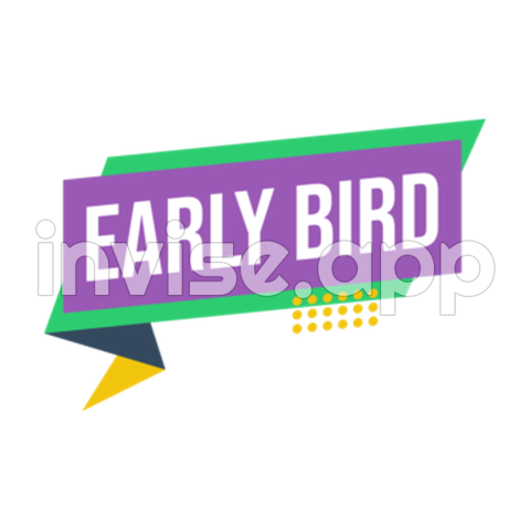 Early Bird Award - Early Bird Speed Style Vector, Early Bird Sale, Early Birds, Early Bird