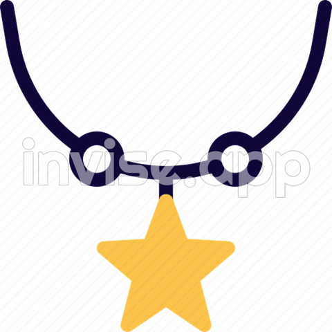 Star Necklace - Star, Necklace, Jewelry Icon Download On Iconfinder