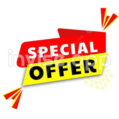 Special Offer Red And Yellow Background Vector Icon, Special Offer - Spaciel Offers