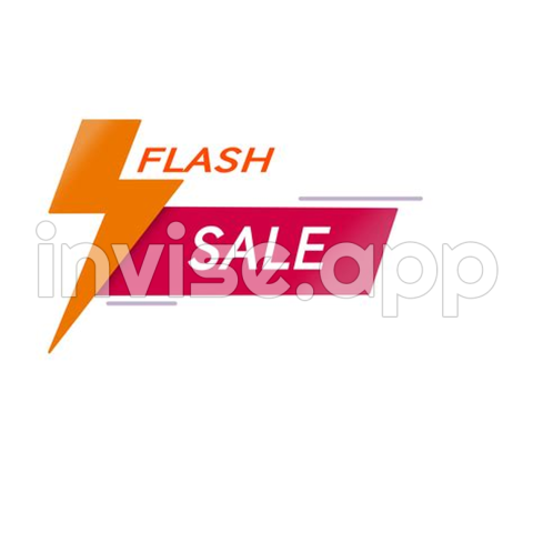 Promo Flash Sale - Promotional Flash Sale Banner Template 12658758