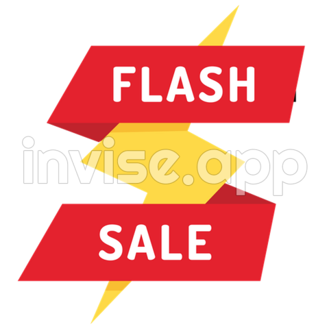 Flash Sale Vector, Promotional Offer, Limited Time Free - Promo Flash Sale