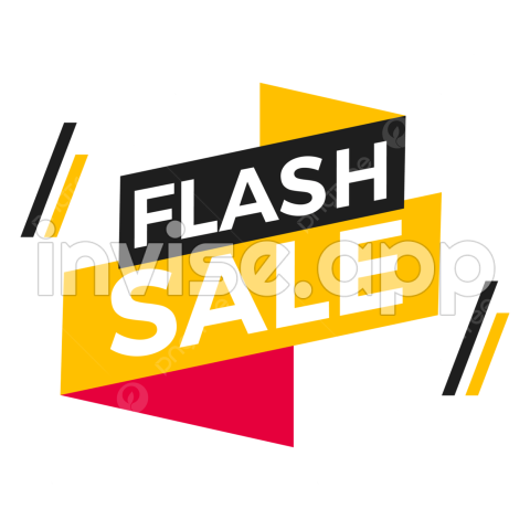 Flash Sale Banner Template, Sale Banner Template, Flash Sale, Sale Tag - Free Psd Sale Flash