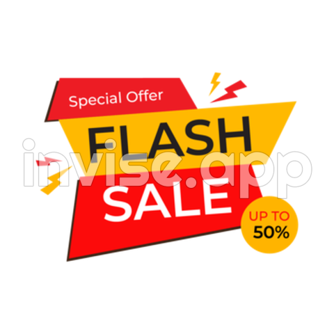 Promo Flash Sale - Flash Sale Promotion Vector Art , Flash Sale Promotion Vector, Flash