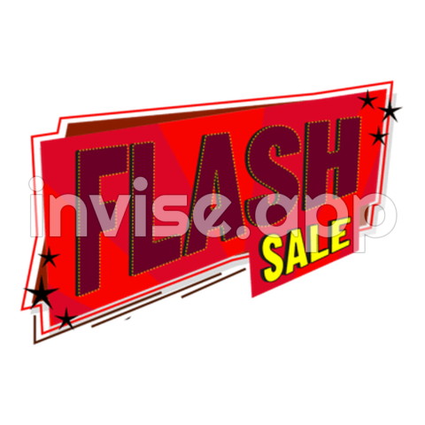 Flash Sale Promotion Vector Art , Flash Sale Promotion Vector, Flash - Promo Flash Sale