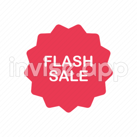 Badge, Flash Sale, Sale, Shopping Icon - Flash Sale Design