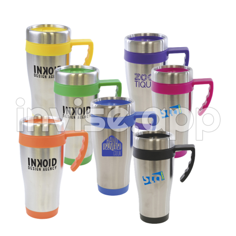 Logo Promotional Items - 25 X Logo Thermo Mugs Custom Thermo Mugs New Yorker Pg