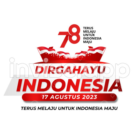 Gambar Kad Ucapan Hari Kemerdekaan Indonesia Ke 78 Dengan Logo Pondok - Promo Kemerdekaan Di Toko