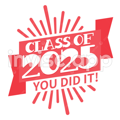 Etiqueta Roja De La Temporada De Graduacion 2025 ,Dibujos Temporada - Prom 2025