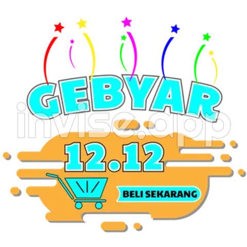 Gebyar Promo - Gebyar 12 Vector Icon, Celebration 12, 12, Buy Now And Vector With