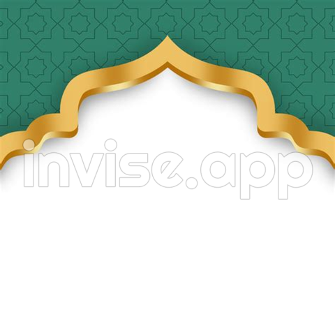 Golden Islamic Border 22941520 - Gebyar