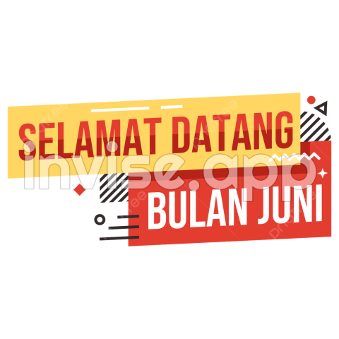 Clipart Transparent Hd, Selamat Datang Bulan Juni, June, June Month - Juni Juara