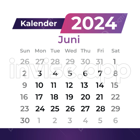 Promo Juni - Gambar Kalender 2024 Juni , Vektor, Psd, Dan Clipart Dengan