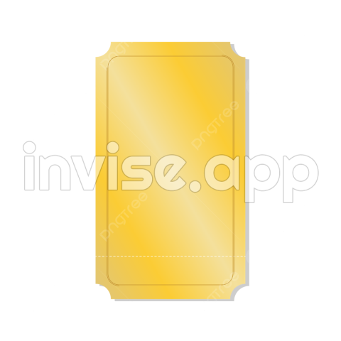 Golden Ticket Coupon Blank Template Simple Design, Golden Tickets - Mnormandy Gold Promo