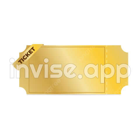 Mnormandy Gold Promo - Billet Dor Vierge Coupon Modele Bon Illustration Vectorielle