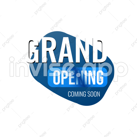 Opening Soon Banner Vector Art , Grand Opening Soon Promo Label - Promo Grand Opening