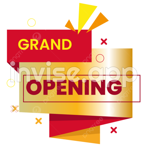 Grand Opening Promotion - Grand Opening Blue Vector Hd Images, Grand Opening, Grand, Opening