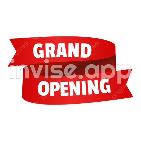 Grand Opening Promotion - Grand Opening Text Vector Design Images, Grand Opening Text On Red