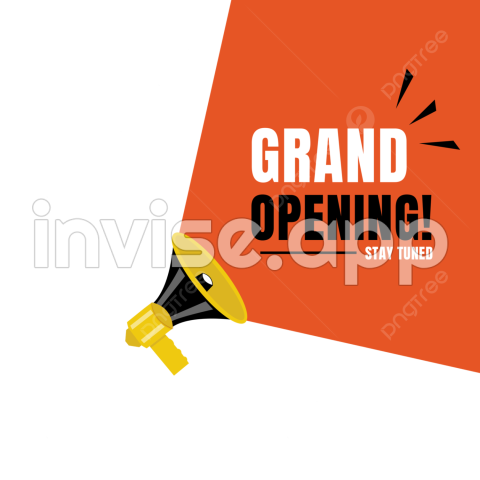 Grand Opening Blue Vector Art , Grand Opening Design , Grand - Grand Opening Banner