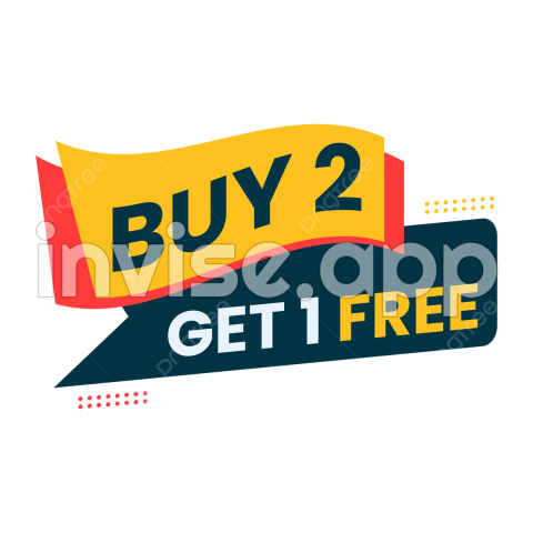 Promo Beli 2 Gratis 1 - Label Transparan Beli 2 Gratis 1 Vektor, Beli 2, Dapatkan 1, Beli Dua