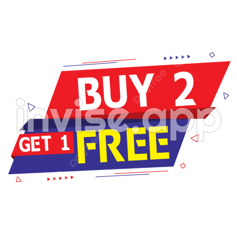 Gambar Obral Dan Spesial Beli 2 Gratis 1 Design Vector Hd, Beli 2 Dapat - Leaflef Promo Beli 2 Gratis 1