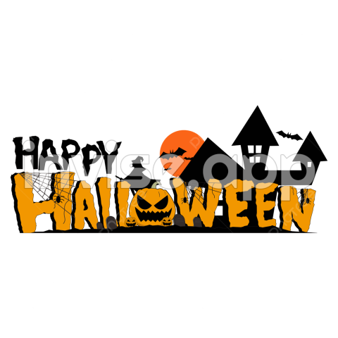 Happy Halloween Text Vector Art , Happy Halloween Vector , Happy - Halloween 65% Off