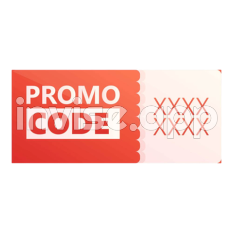 Promo Codes Vector Hd Images, Badge Promo Code Icon Cartoon Vector - Promo Code Background