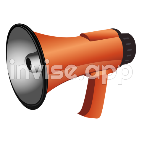 Megaphone Transparent Image Download, Size 1024X1024Px - Bullhorn Megaphone Clip Art