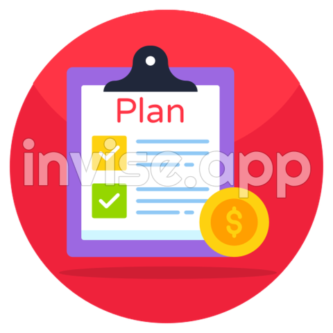 Promo Plan Icon - Financial Plan Generic Color Fill Icon