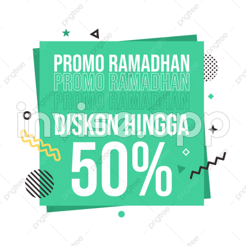 Desain Promo Ramadan Diskon Hingga 50 Pers , Venta De Ramadan - Promo Bulan Juni