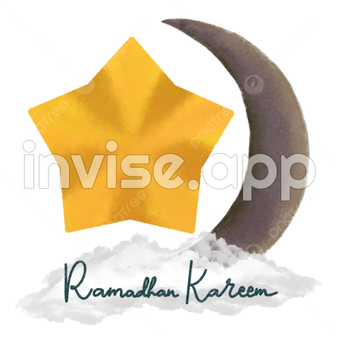 Bulan Dan Bintang Hd Transparent, Bulan Dan Bintang Ramadhan Kareem - Promo Akhir Bulan