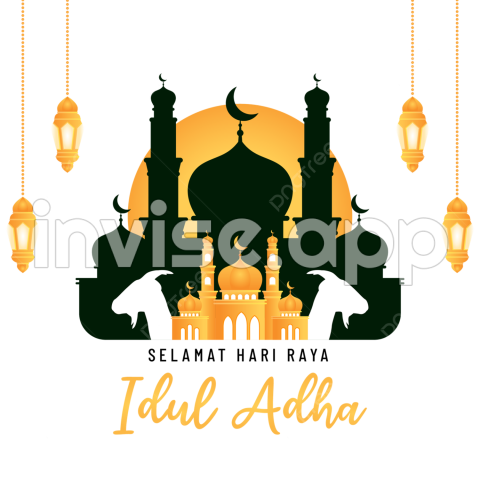 Eid Al Adha Vector Hd Images, Happy Eid Al Adha, Selamat Hari Raya - Quotes Idul Adha