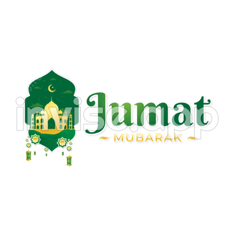 Jumat Mubarok Dan Hari Jum En Berkah Dengan Latar Masjid - Promo Jumat Berkah