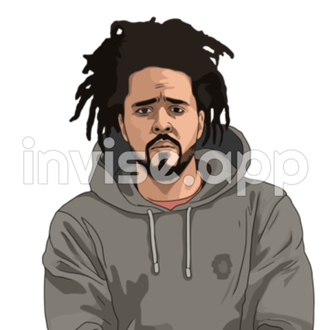 J Cole , Vector, Psd, And Clipart With Transparent Background For - J. Cole Free Forms