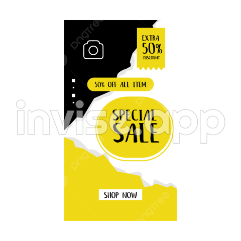 Special Sale Instagram Story Promotion Banner Template Download On Tree - Promotion Banner