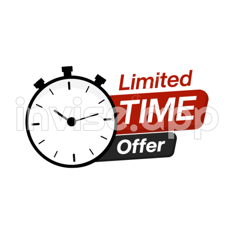 Limited Time Offer Vector Design, Limited Time Offer, Limited Time - Limited 30