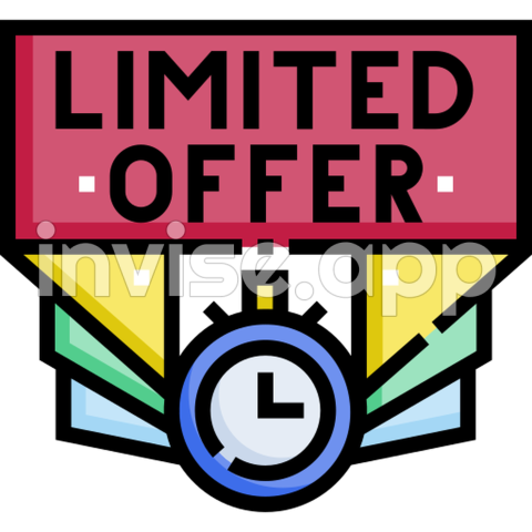 Limited Offer Free Commerce Icons - Offer Icon Creative