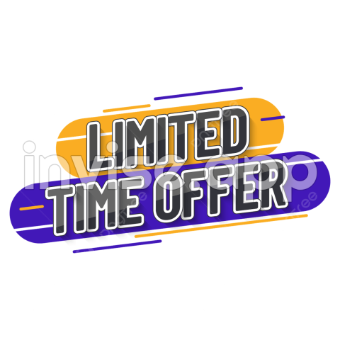 Limited Time Offer, Limited, Offer, Time And Vector With - Offer Icon In Ui