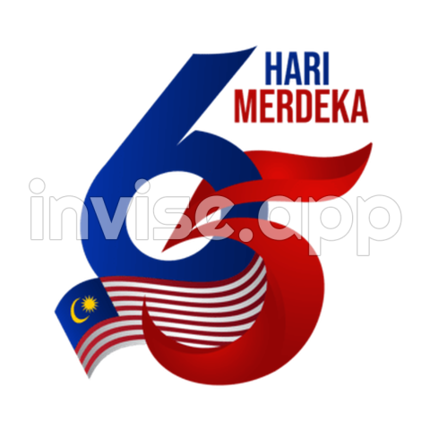 Merdeka Malaysia Vector Art , 65Th Year Hari Merdeka Malaysia Logo - Logo Papua Merdeka