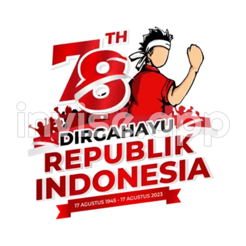 Logo Promo Merdeka - Cartao De Felicitacoes Da 78A Independencia Da Indonesia Com Logotipo