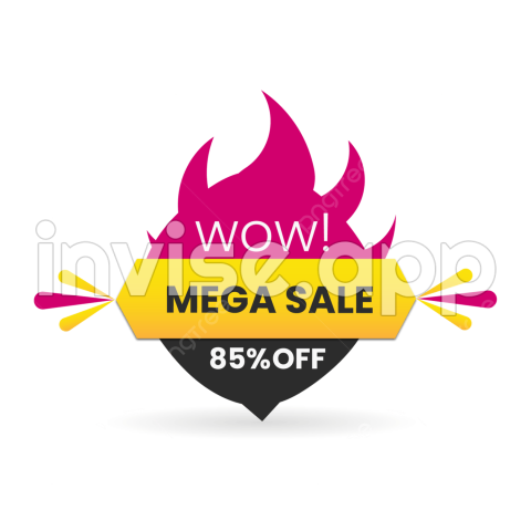 Mega Promo Banner - Mega Sale Banner Vector Hd Images, Colorfull Mega Shopping Sale Banner