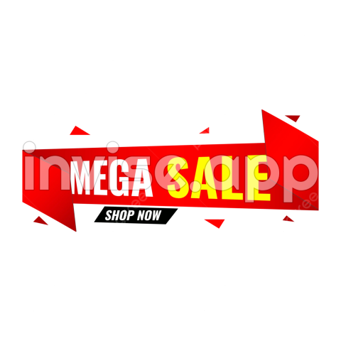 Mega Sale Shop Now Banner Vector Design, Sale, Shop Now, Banner And - Mega Sale For Textile Banner Images