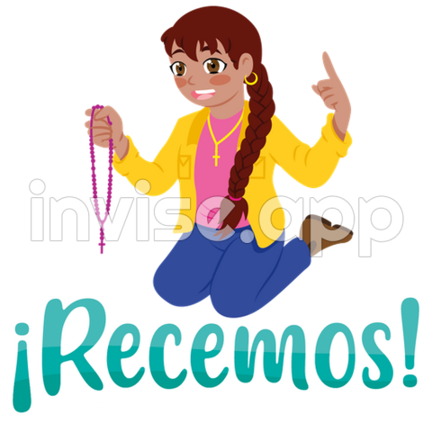 Sticker Maker Mes Del Rosario Y Las Misiones - Viergen Del Rosario