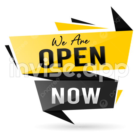 Promo Now - Now Open Clipart Hd , We Are Open Now, Open, Promo Image